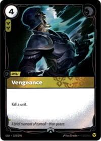 Vengeance - Riftbound Organized Play Promotional Cards - Riftbound: League of Legends Trading Card Game card
