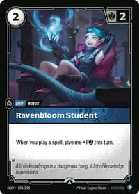 Ravenbloom Student - Riftbound Organized Play Promotional Cards - Riftbound: League of Legends Trading Card Game card