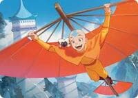 Aang, the Last Airbender Art Card - Art Series: Avatar: The Last Airbender - Magic: The Gathering card