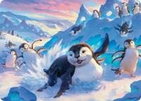 Otter-Penguin Art Card - Art Series: Avatar: The Last Airbender - Magic: The Gathering card