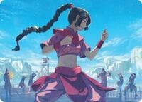 Ty Lee, Chi Blocker Art Card - Art Series: Avatar: The Last Airbender - Magic: The Gathering card