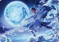 Waterbender Ascension Art Card - Art Series: Avatar: The Last Airbender - Magic: The Gathering card