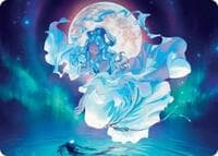 Yue, the Moon Spirit Art Card - Art Series: Avatar: The Last Airbender - Magic: The Gathering card