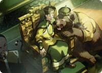The Earth King Art Card - Art Series: Avatar: The Last Airbender - Magic: The Gathering card