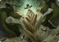 Rockalanche Art Card - Art Series: Avatar: The Last Airbender - Magic: The Gathering card
