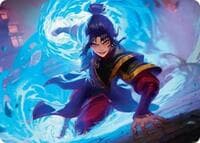 Fire Lord Azula Art Card - Art Series: Avatar: The Last Airbender - Magic: The Gathering card