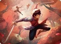 Jet, Freedom Fighter Art Card - Art Series: Avatar: The Last Airbender - Magic: The Gathering card
