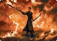 Zuko, Conflicted Art Card - Art Series: Avatar: The Last Airbender - Magic: The Gathering card