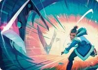 Trusty Boomerang Art Card - Art Series: Avatar: The Last Airbender - Magic: The Gathering card