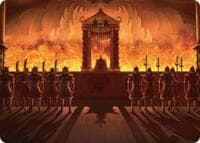 Fire Lord Ozai Art Card - Art Series: Avatar: The Last Airbender - Magic: The Gathering card