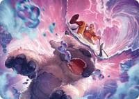 Storm of Memories Art Card - Art Series: Avatar: The Last Airbender - Magic: The Gathering card