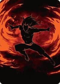 Ozai, the Phoenix King Art Card - Art Series: Avatar: The Last Airbender - Magic: The Gathering card