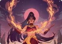 Firebending Student Art Card - Art Series: Avatar: The Last Airbender - Magic: The Gathering card