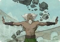 Bumi, Unleashed Art Card - Art Series: Avatar: The Last Airbender - Magic: The Gathering card
