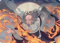 Iroh, Grand Lotus Art Card - Art Series: Avatar: The Last Airbender - Magic: The Gathering card
