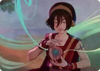 Toph, the First Metalbender Art Card - Art Series: Avatar: The Last Airbender - Magic: The Gathering card