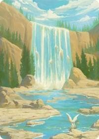 Island Art Card - Art Series: Avatar: The Last Airbender - Magic: The Gathering card