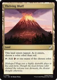 Thriving Bluff - Avatar: The Last Airbender: Eternal-Legal - Magic: The Gathering card