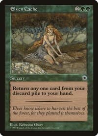 Elven Cache - Portal - Magic: The Gathering card