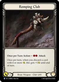 Romping Club - Armory Deck: Rhinar - Flesh and Blood TCG card