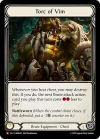 Torc of Vim - Armory Deck: Rhinar - Flesh and Blood TCG card