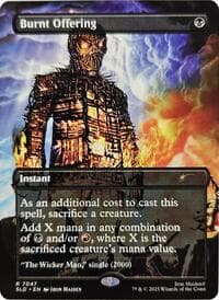 Burnt Offering - Secret Lair Drop Series - Magic: The Gathering card