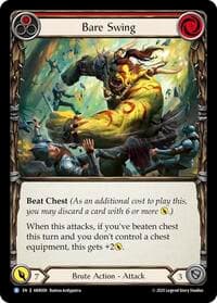 Bare Swing (Red) - Armory Deck: Rhinar - Flesh and Blood TCG card