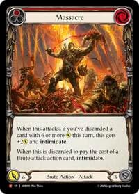 Massacre - Armory Deck: Rhinar - Flesh and Blood TCG card