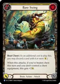 Bare Swing (Yellow) - Armory Deck: Rhinar - Flesh and Blood TCG card