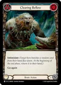 Clearing Bellow - Armory Deck: Rhinar - Flesh and Blood TCG card