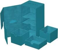 Twin Flip`n`Tray - Petrol (Holds 200+) - Ultimate Guard Deck Boxes - Deck Boxes card