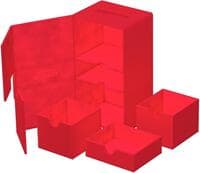 Twin Flip`n`Tray - Red (Holds 200+) - Ultimate Guard Deck Boxes - Deck Boxes card