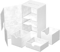 Twin Flip`n`Tray - White (Holds 200+) - Ultimate Guard Deck Boxes - Deck Boxes card