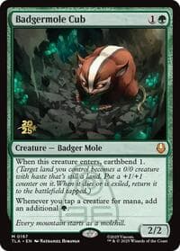 Badgermole Cub - Prerelease Cards - Magic: The Gathering card