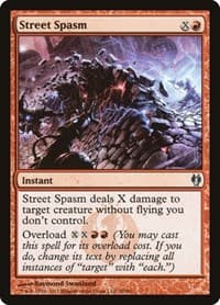 Street Spasm - Duel Decks: Izzet vs. Golgari - Magic: The Gathering card