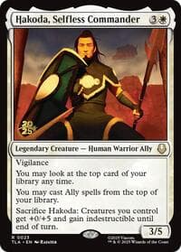 Hakoda, Selfless Commander - Prerelease Cards - Magic: The Gathering card