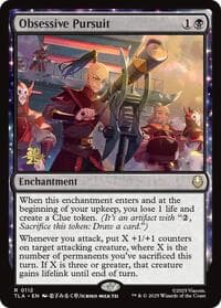 Obsessive Pursuit - Prerelease Cards - Magic: The Gathering card