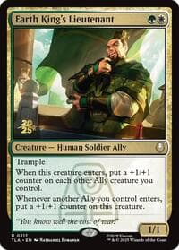 Earth King's Lieutenant - Prerelease Cards - Magic: The Gathering card