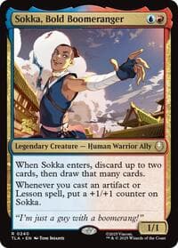 Sokka, Bold Boomeranger - Prerelease Cards - Magic: The Gathering card