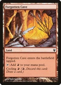 Forgotten Cave - Duel Decks: Izzet vs. Golgari - Magic: The Gathering card