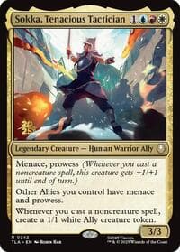 Sokka, Tenacious Tactician - Prerelease Cards - Magic: The Gathering card
