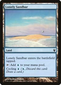 Lonely Sandbar - Duel Decks: Izzet vs. Golgari - Magic: The Gathering card