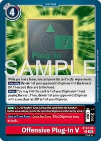 Offensive Plug-In V - Starter Deck 22: Amethyst Mandala Advanced Deck Set - Digimon Card Game card