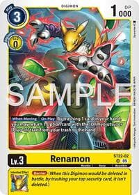 Renamon (ST22-02) - Starter Deck 22: Amethyst Mandala Advanced Deck Set - Digimon Card Game card