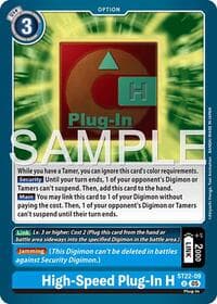 High-Speed Plug-In H - Starter Deck 22: Amethyst Mandala Advanced Deck Set - Digimon Card Game card