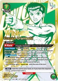 Yusuke Urameshi (038) (Winner) - Union Arena Promotion Cards - Union Arena card