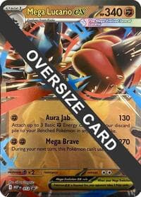 Mega Lucario ex - 012 - Jumbo Cards - Pokemon card