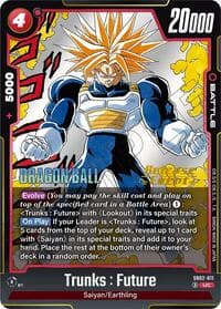 Trunks : Future - SB02-011 - Manga Booster 02 Release Event Cards - Dragon Ball Super: Fusion World card