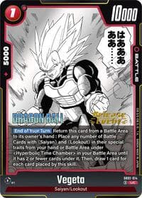 Vegeta - SB02-014 - Manga Booster 02 Release Event Cards - Dragon Ball Super: Fusion World card