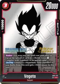 Vegeta - SB02-015 - Manga Booster 02 Release Event Cards - Dragon Ball Super: Fusion World card